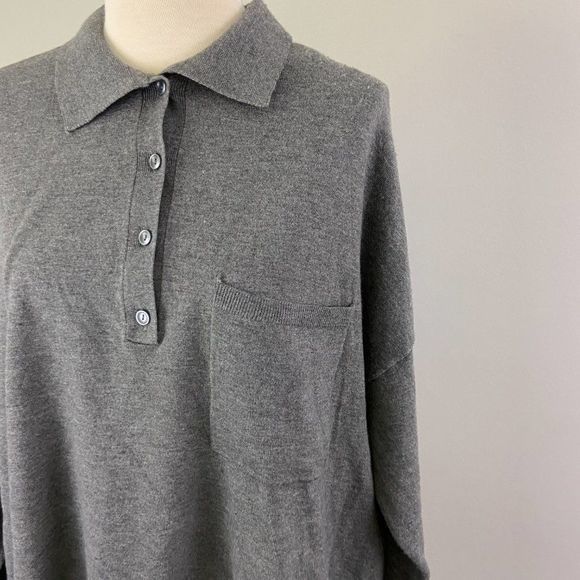 NWT RDI Grey Long Sleeve Shirt - Picture 3 of 8